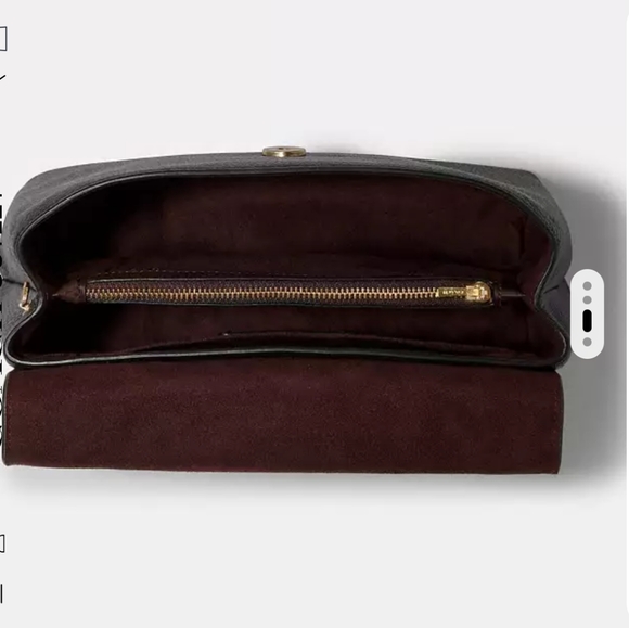 Coach Tammie Black Leather Crossbody Bag - Picture 3 of 7